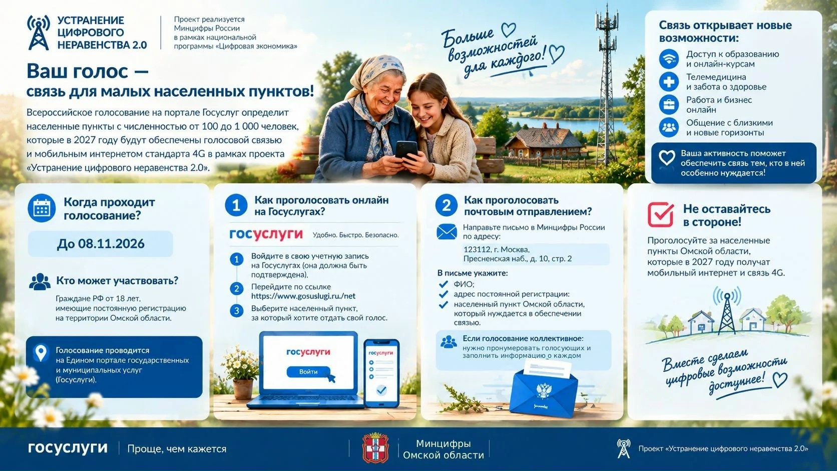 Приглашаем принять участие за подключение к интернету 4G